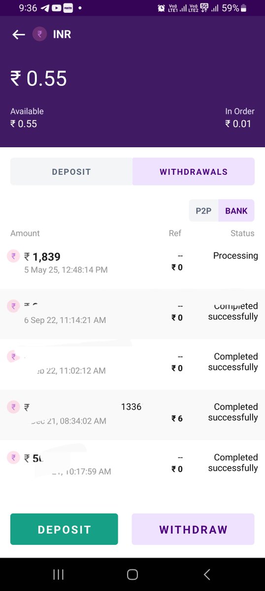 its_Ashahnawaz's tweet photo. On 05th May 2025 i have withdrawal my money in @bitbns exchange app but still in processing already 90days passed.
I have never seen wrost exchange as compare to this😰.
Can you tell me will i get my money in this Era?? @BitbnsHelpline https://t.co/njr8N6akZs