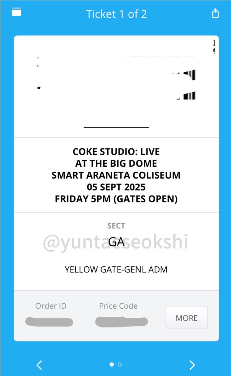 yuntaeseokshi's tweet photo. wts lfb coke studio ticket concert

- 1 extra gen ad 
- will send the etix by email
- selling for 400php
- dm if inch :)

araneta lauv bini alamat ph blooms https://t.co/g3BREW6ap3