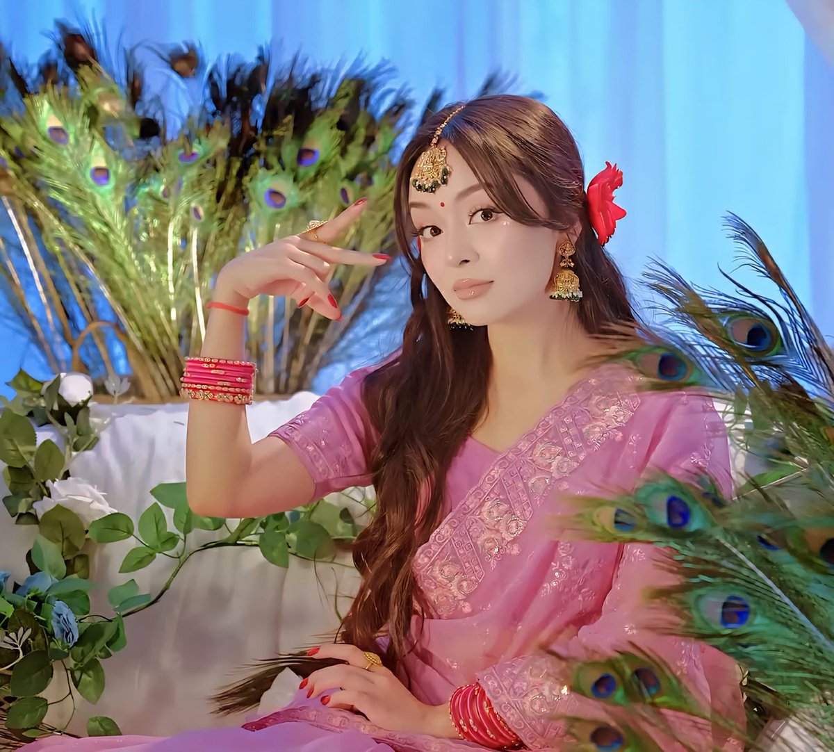 Amazing: Nepali singer Simpal Kharel’s song “Radha Rani Lage” becomes most viewed song ever by a Nepali artist &amp; cross 227 Million (22.7 Crores) views on YouTube. 😮