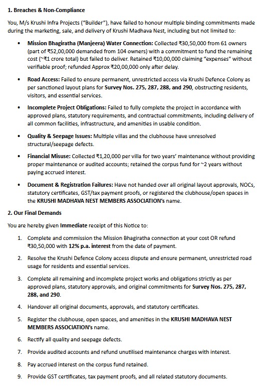 KrushiMadhava's tweet photo. @CommissionrGHMC
@Comm_HYDRAA
@TelanganaDGP
@GHMCOnline
@spsangareddy
@Collector_SRD
@revanth_anumula
@INCIndia
@krushiinfra
@KrushiInfraHYD
@rera_ts
@gadwalvijayainc
@KTRBRS
@ZC_SLP
@narendramodi
@PatancheruPs
@krushiinfra @KrushiInfraHYD please solve the issue at the erliest https://t.co/XfJhb92rfg