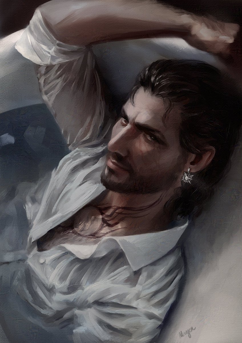 Miurgen's tweet photo. Had the day off, drew a wizard :>

#BG3 #galeofwaterdeep https://t.co/un7NVl7U6B