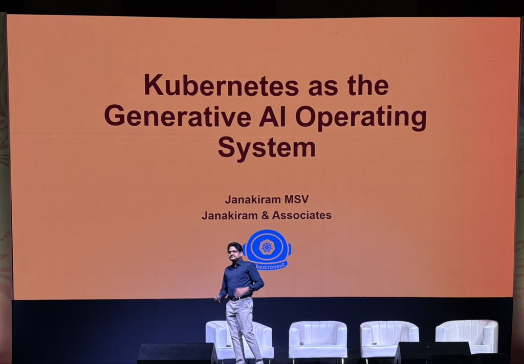 <a href="/janakiramm/">Janakiram MSV</a> on K8s as the OS for GenAI  OS #KubeConIndia