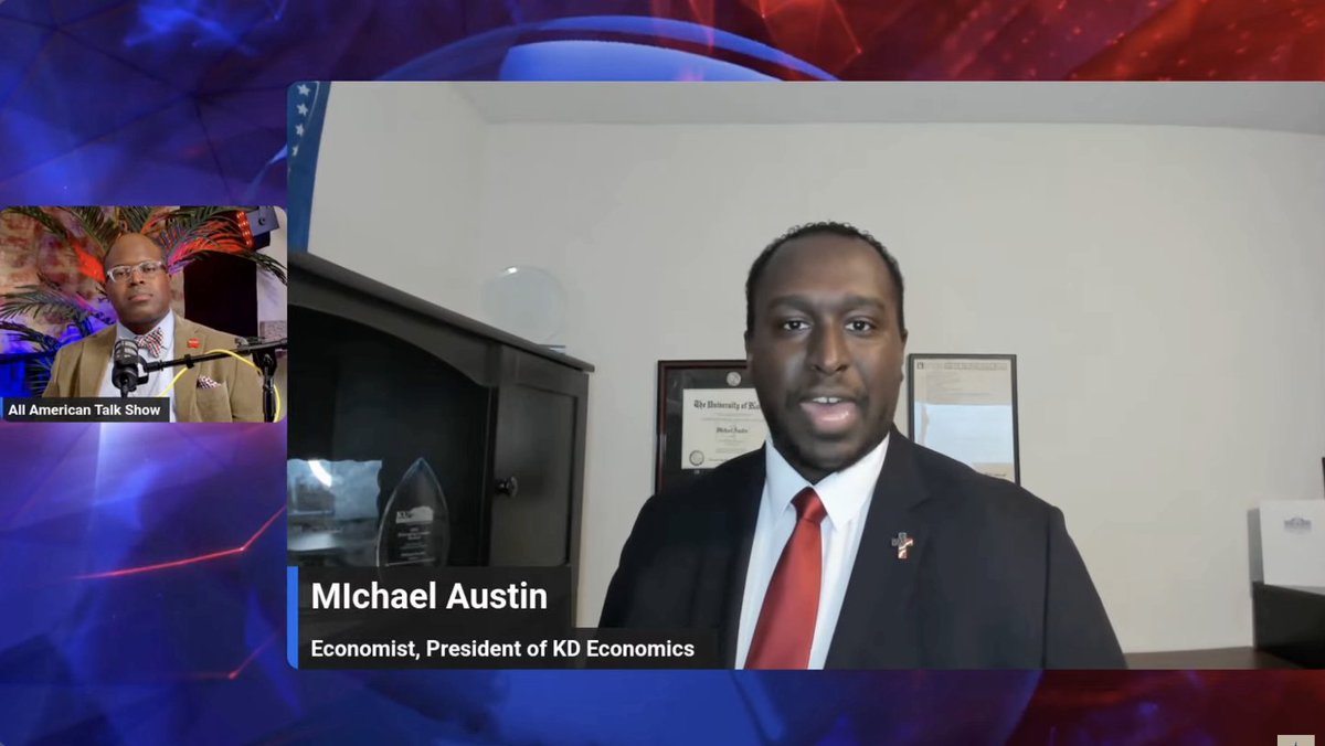 Project 21 (@project21news) on Twitter photo On <a href="/AllUSATalk/">All American Talk Show</a> last night, Project 21's Michael Austin broke down Trump's #Tariffs & trade policies from the perspective of an economist.
Watch his discussion with <a href="/PhilBell4022/">PhilBell4022</a> & <a href="/NicoleeAmbrose/">Nicolee Ambrose</a>: youtu.be/wf-xt5AzxtY
<a href="/KSEconomist/">Michael Austin, KS Economist</a> #TradeDeal #TariffPolicy #Tariff On <a href="/AllUSATalk/">All American Talk Show</a> last night, Project 21's Michael Austin broke down Trump's #Tariffs & trade policies from the perspective of an economist.
Watch his discussion with <a href="/PhilBell4022/">PhilBell4022</a> & <a href="/NicoleeAmbrose/">Nicolee Ambrose</a>: youtu.be/wf-xt5AzxtY
<a href="/KSEconomist/">Michael Austin, KS Economist</a> #TradeDeal #TariffPolicy #Tariff