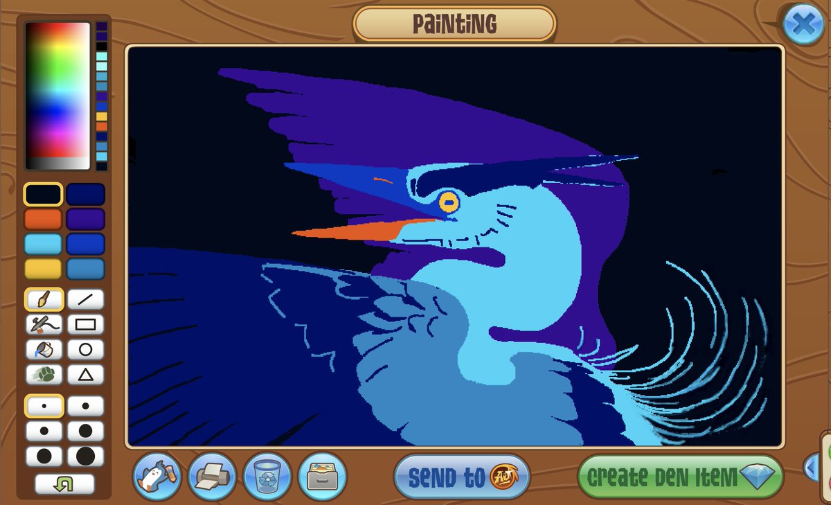 spyleach's tweet photo. wait like yes someone should look at all my animal jam art https://t.co/dfy55jziM9