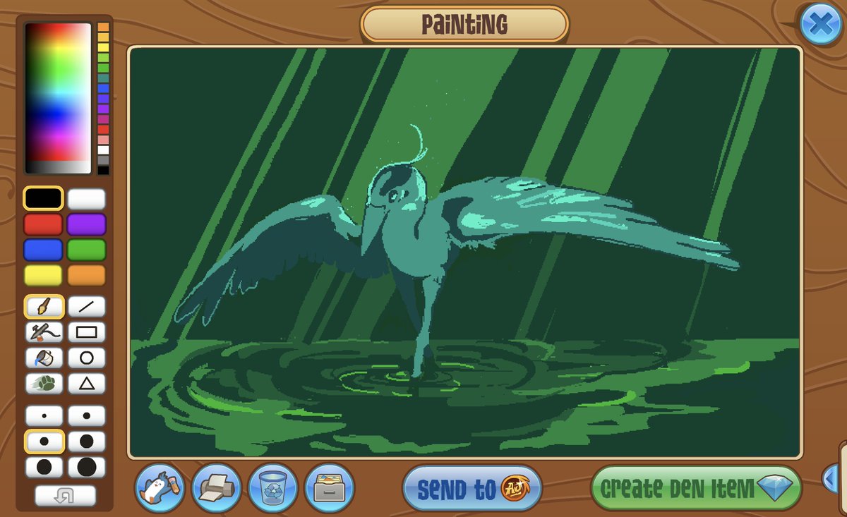 spyleach's tweet photo. wait like yes someone should look at all my animal jam art https://t.co/dfy55jziM9
