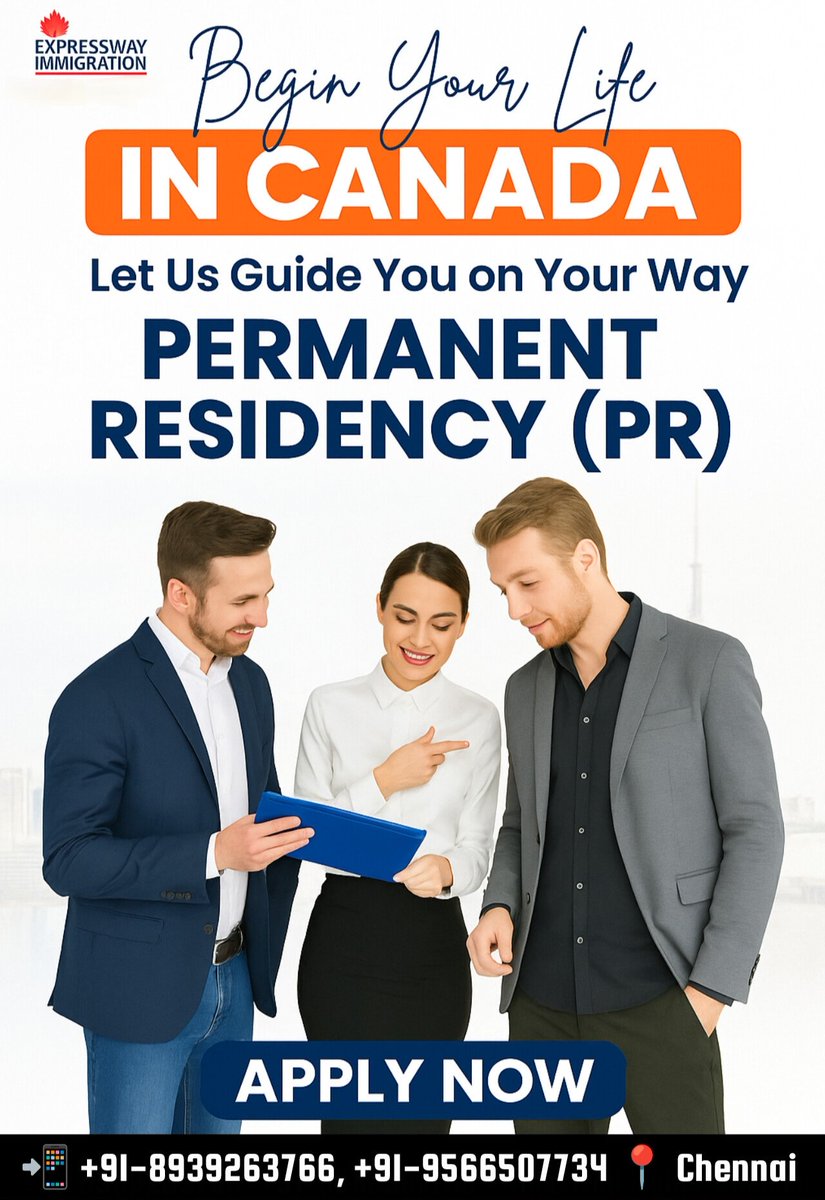 expressway_immi's tweet image. 🇨🇦✨ Get Your Canada PR – Start a New Chapter of Your Life! ✨🇨🇦

🚀 PERMANENT RESIDENT (PR) VISA

📞 +91-8939263766 | +91-9566507734
📍 Thousand Lights, Chennai

💬 DM us now to check your eligibility 

#CanadaPR #CanadaVisa #PRExperts #SettleInCanada #MoveAbroad #expressentry