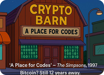 fr0otl0opx's tweet photo. @Vivek4real_ Trump just catching up…
$BARN aired before crypto existed. 📺🐄
#BARN #SimpsonsAlpha #TheSimpsons https://t.co/q04LEv9apH