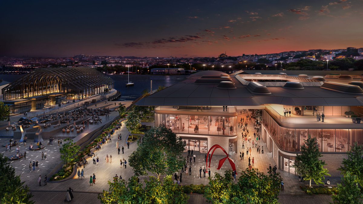 arkiteracom's tweet photo. Foster + Partners, Haliç kıyısına lüks bir alışveriş alanı tasarlıyor. https://t.co/c6yV8kRmiG https://t.co/DSLxjX0MVK
