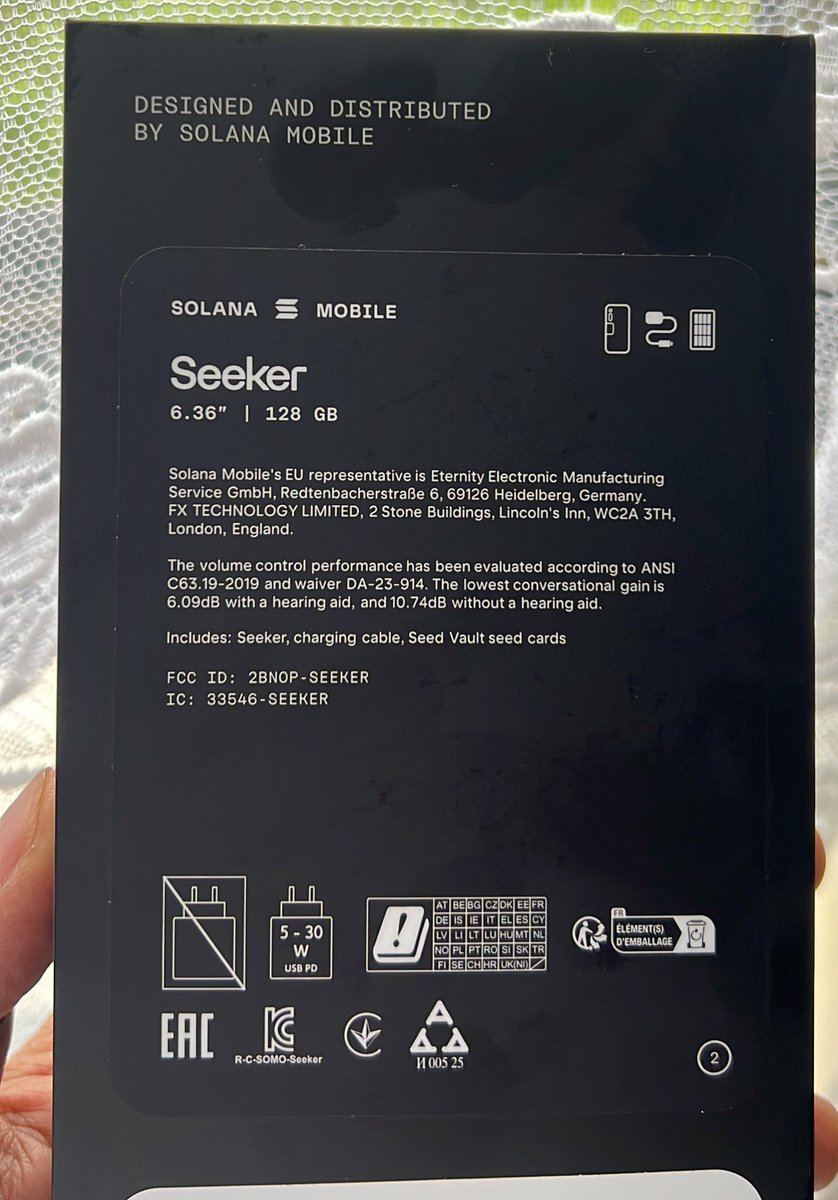 CoughUrCrypto's tweet photo. @solanamobile Finally received the solana mobile https://t.co/nHr5QdyOkQ