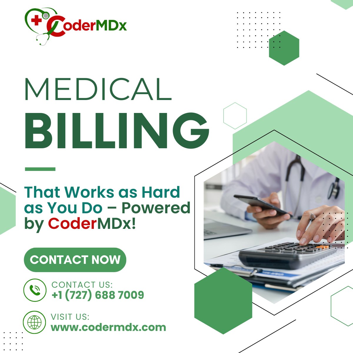 codermdx25's tweet image. ๐ผYour practice deserves #accuratebilling and #fastreimbursements. With #CoderMDx, we make sure your #revenuecycle runs smoothly, so you can focus on what matters most โ your patients.
โ
99% #CleanClaim Rate
๐+1 (727) 688 7009
๐Visit: codermdx.com
#MedicalBilling