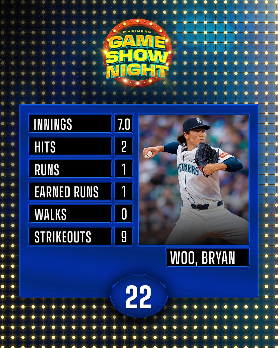 Mariners's tweet photo. Survey says?? WOOOOO! #GameShowNight https://t.co/5azNQtueW2