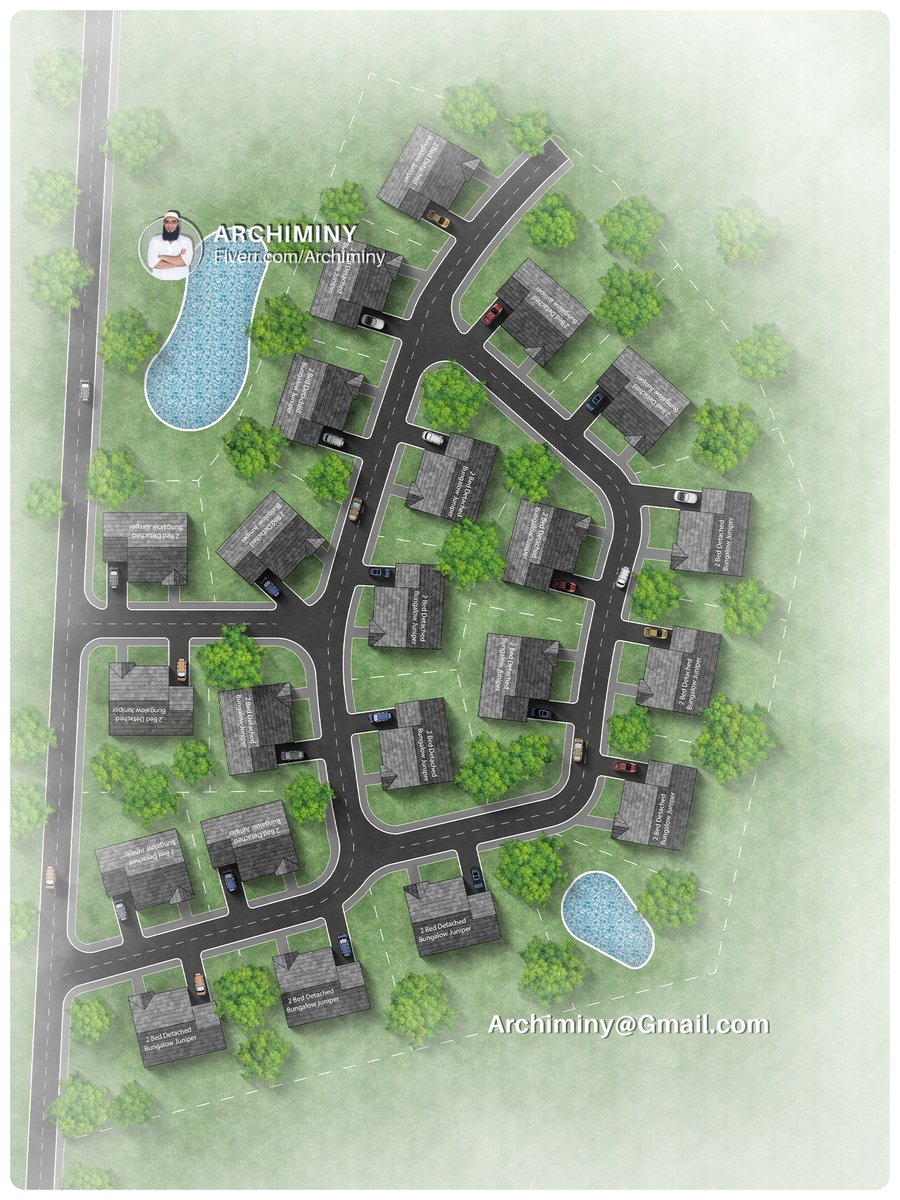 Archiminy's tweet image. 🏘️ Residential Bungalow Site Plan – Design 95 | Cozy Community Layout 🌿🚗

🚀 Offer: fiverr.com/s/gD97AYL

#BungalowDesign #SitePlanning #ResidentialDevelopment #UrbanDesign #MasterPlan  #ArchitectureVisualization #CommunityLiving #ArchiminyDesigns #questpit
