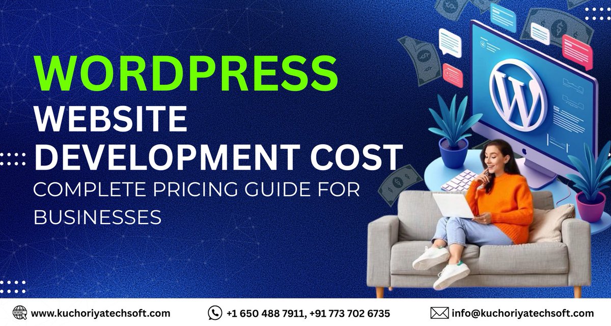KuchoriyaSoft's tweet image. WordPress Website Development Cost in 2025: Complete Pricing Guide for Businesses

Thinking of launching a WordPress site this year?

Read: kuchoriyatechsoft.com/blog/wordpress…

#WordPressDevelopment #WebsiteCost2025 #KuchoriyaTechSoft #WebDevelopment #BuildSmart #TechForStartups