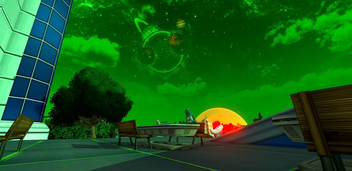 FF_ReStart_'s tweet image. Hey yall, been awhile since I’ve posted on here. If you don’t know, I stream on Twitch and on yesterday’s stream I did a little bit of work on the skybox. And I really wanted to show it off, so here’s a comparison between it in 2024 and now! Anyways hope yall enjoy!