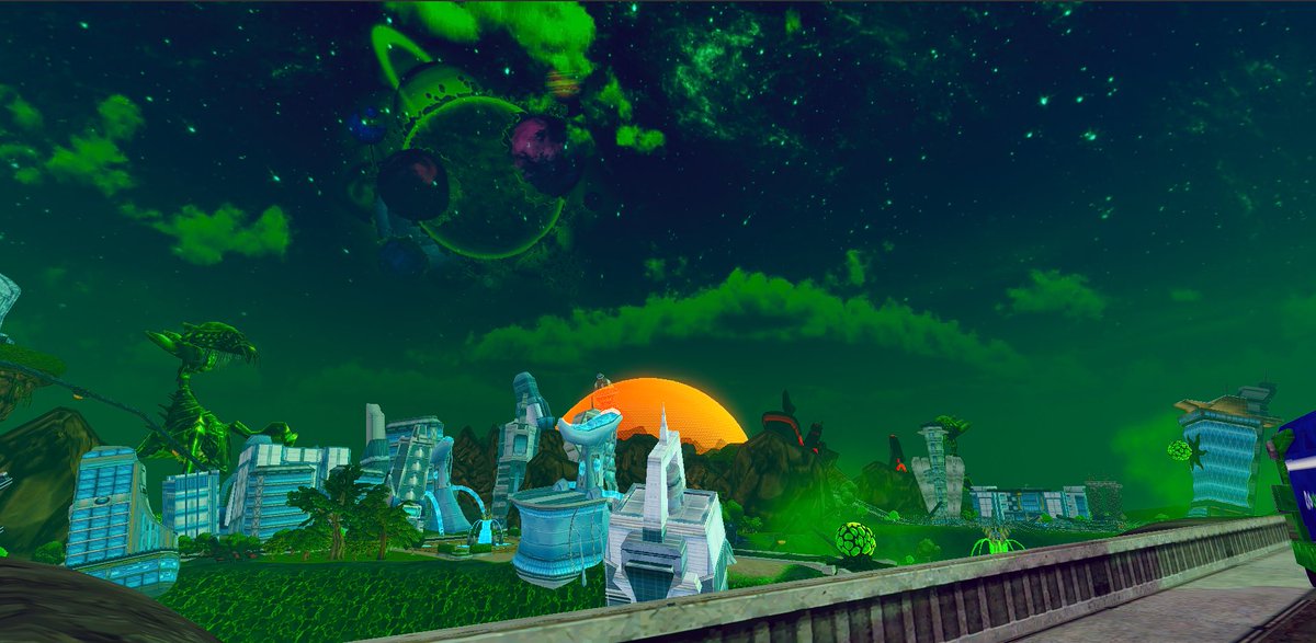 FF_ReStart_'s tweet image. Hey yall, been awhile since I’ve posted on here. If you don’t know, I stream on Twitch and on yesterday’s stream I did a little bit of work on the skybox. And I really wanted to show it off, so here’s a comparison between it in 2024 and now! Anyways hope yall enjoy!