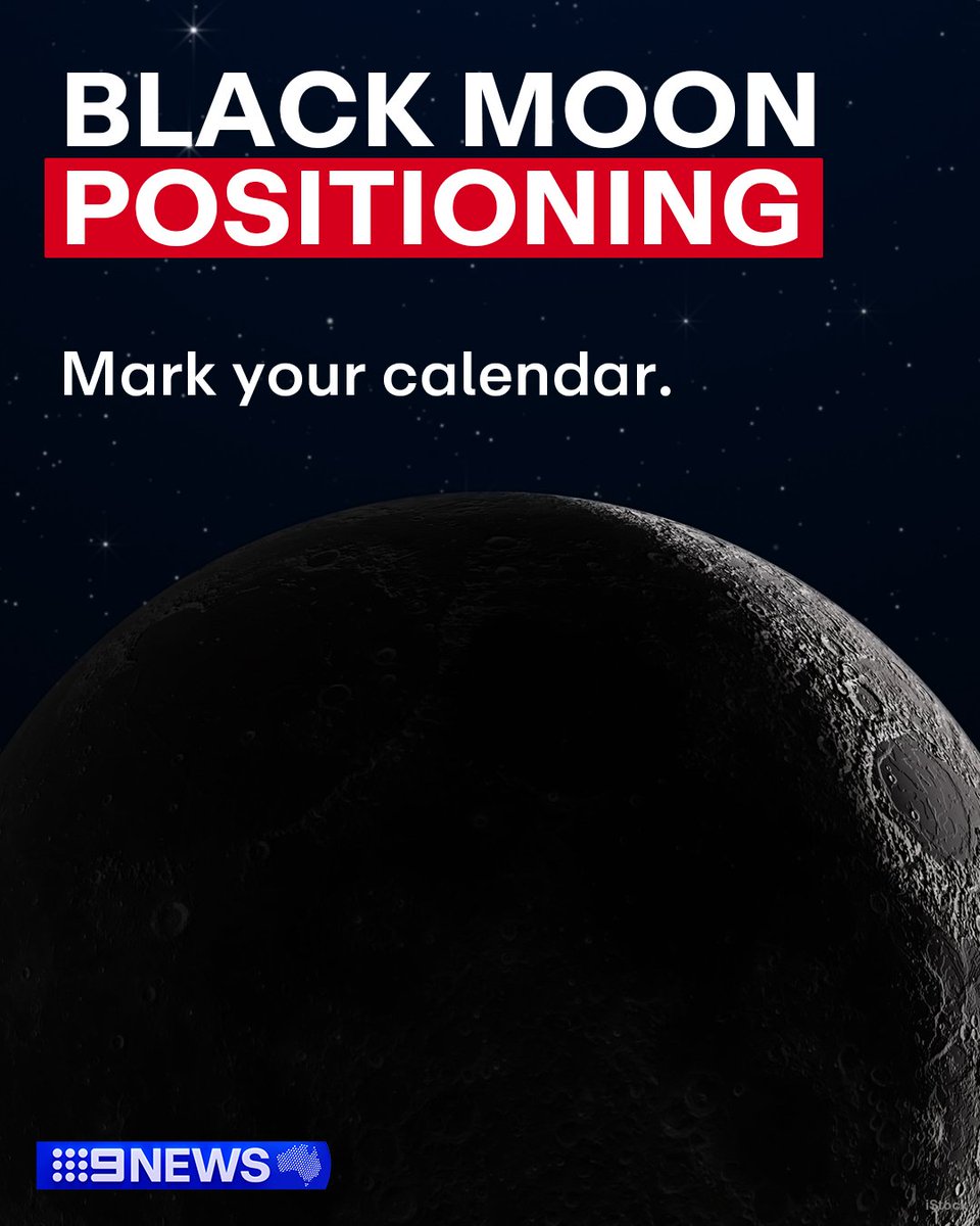 The moon is moving into position where it will be directly between the Earth and the sun on August 23.

Black moons are rare, but also won't be quite visible to the naked eye, as the moon's unlit face is pointing towards Earth. #9News

DETAILS: nine.social/109p