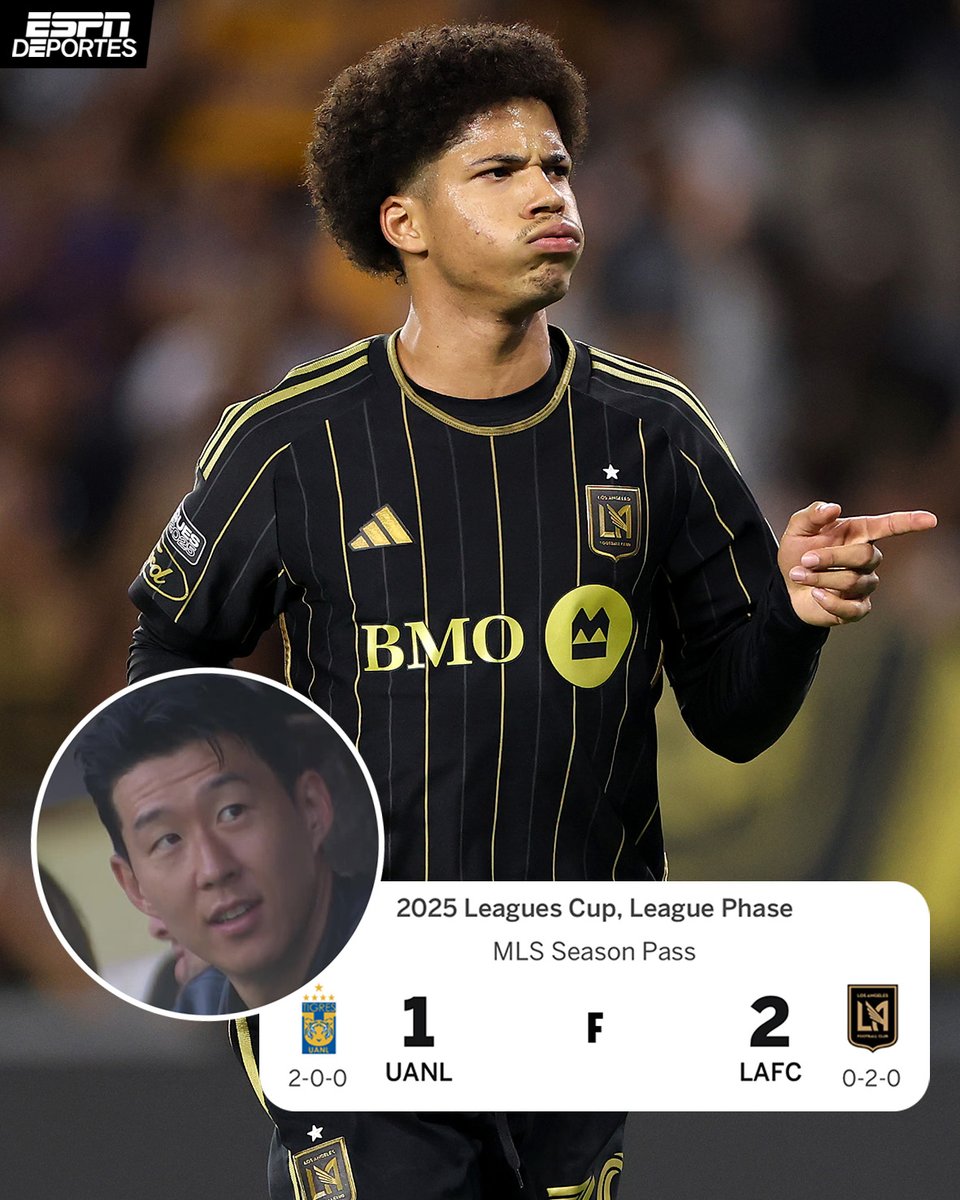 Con doblete del venezolano David Martínez y con Son Heung-min viendo desde la grada, ¡LAFC derrota a Tigres en #LeaguesCup! ⚽🔥