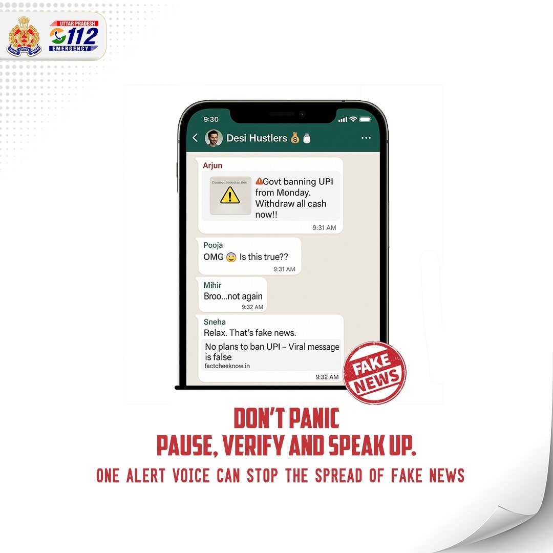 Don’t let ’WhatsApp’ turn into ‘WhatNonsense’

Pause. Verify. Then forward.
Help us fight the spread of misinformation &amp; fake news.

#FakeNews 
#VerifyBeforeYouForward 
#ThinkBeforeYouShare 
#DigitalIndia