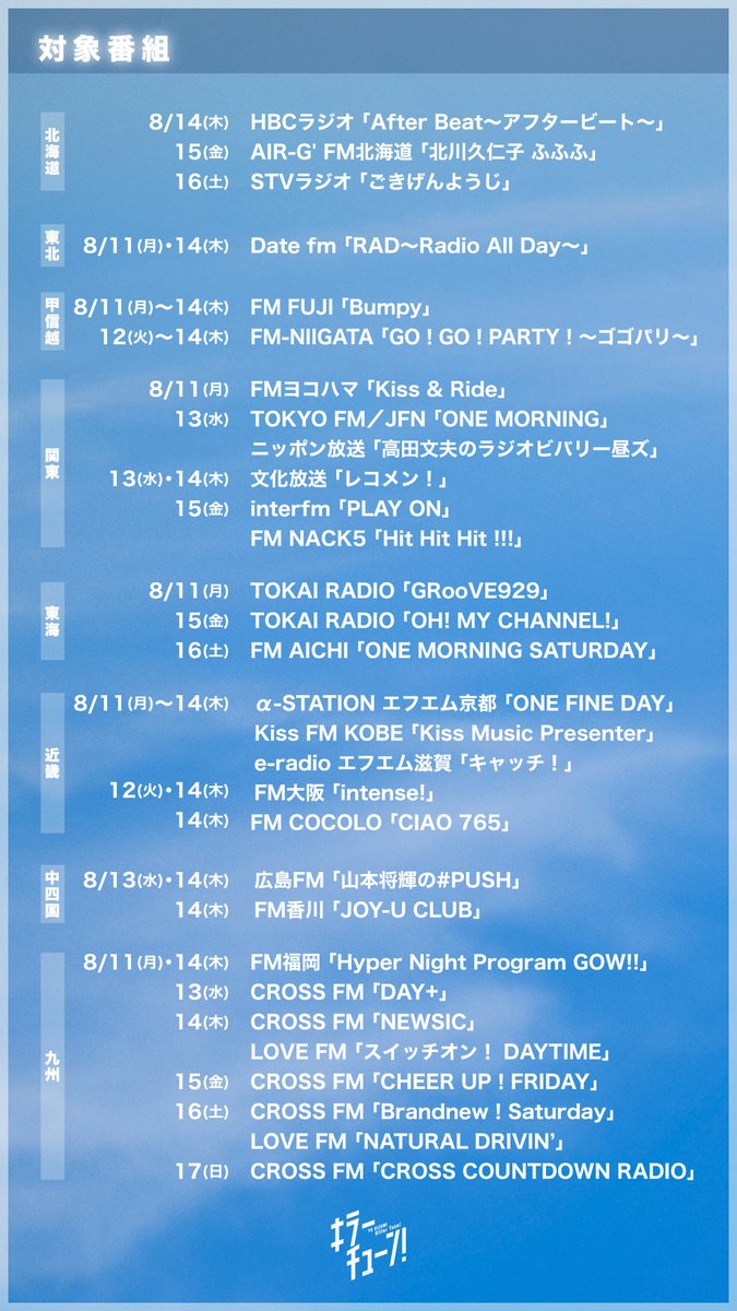 #大泉洋
第一興商「LIVE DAM WAO!」CMソング🎤
「キラーチューン！」オリジナルミラー🎁
ラジオキャンペーンスタート✨

対象番組を聴いて応募してね☺
応募方法は番組内で放送⚠
お聴き逃しなく👂

詳細▶a-sketch.com/information/oo…

#radiko▶radiko.jp

楽曲🎧
yooizumi.lnk.to/killertune