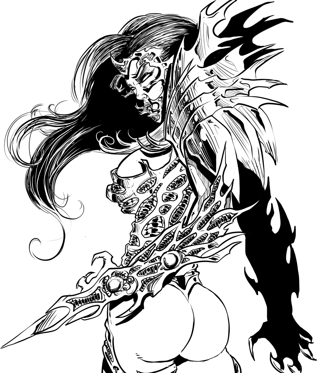 Little more progress on my Witchblade.