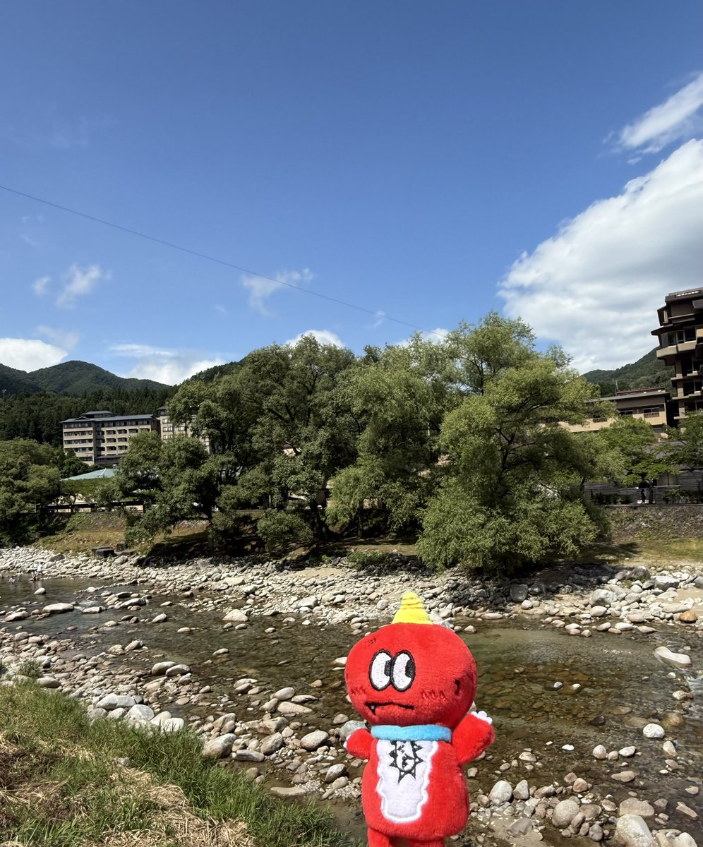 合宿先はいいお天気！