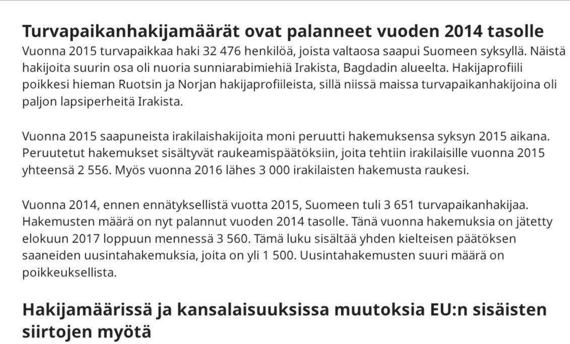 Pekka U. K. Peitsi (@oikeistopuolue) on Twitter photo <a href="/Truthfulflower/">KatjaKukka</a> Orpo otti v.2015 Suomeen 32.000 pakolaista, jotka Ruotsi toi busseilla rajan yli.
32.000!!! Miksi?
Koska vaimon kanssa suunniteltiin pakolais-bisnestä. Vaimo on mukana VOK-toiminnassa.
Kokoomus - syntynyt roistoksi. <a href="/Truthfulflower/">KatjaKukka</a> Orpo otti v.2015 Suomeen 32.000 pakolaista, jotka Ruotsi toi busseilla rajan yli.
32.000!!! Miksi?
Koska vaimon kanssa suunniteltiin pakolais-bisnestä. Vaimo on mukana VOK-toiminnassa.
Kokoomus - syntynyt roistoksi.