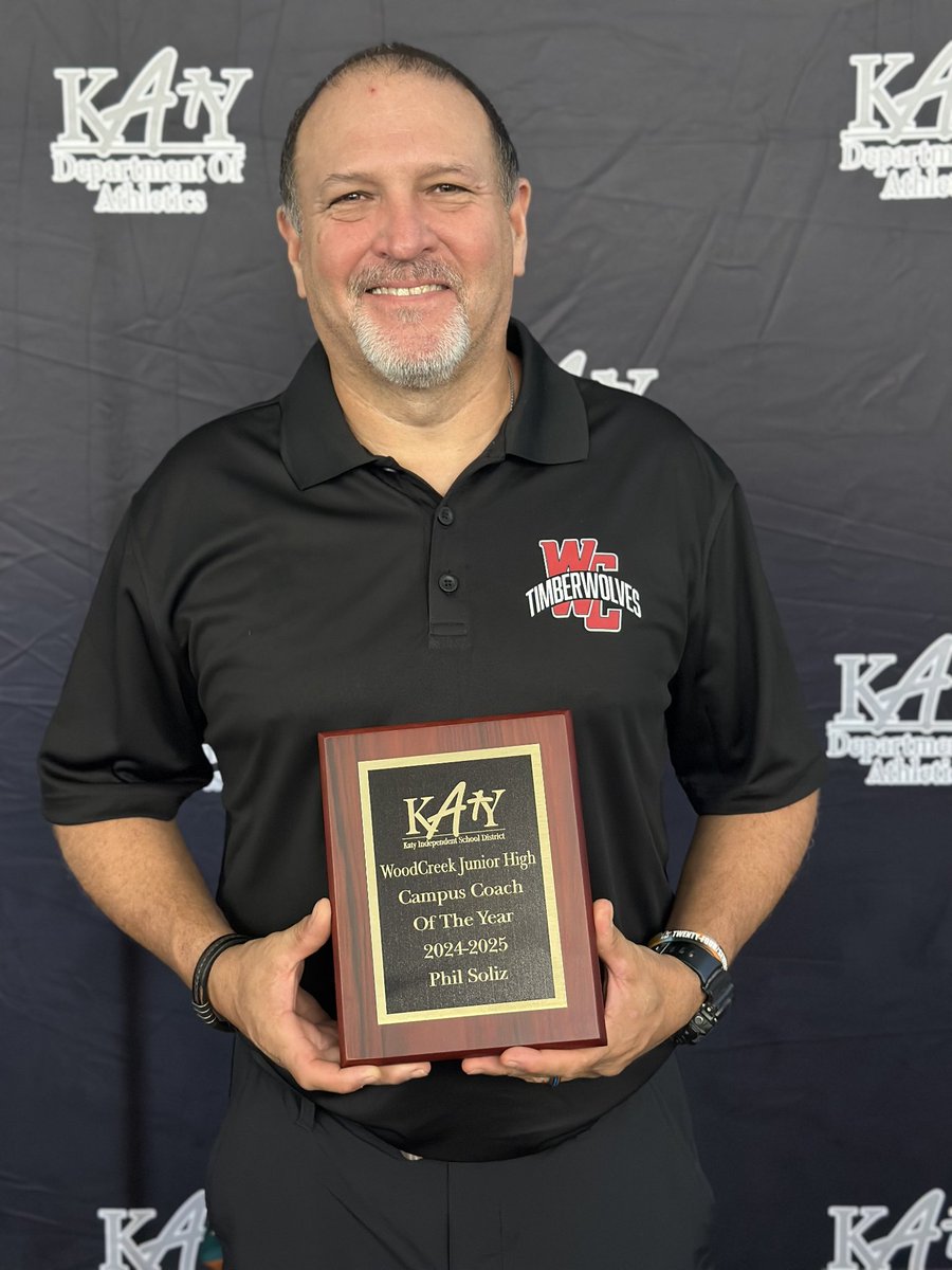 pbandjsoliz's tweet photo. Thank you Woodcreek JH and Katy ISD. for this honor. Looking forward to another great year. https://t.co/rB5CYJghgX