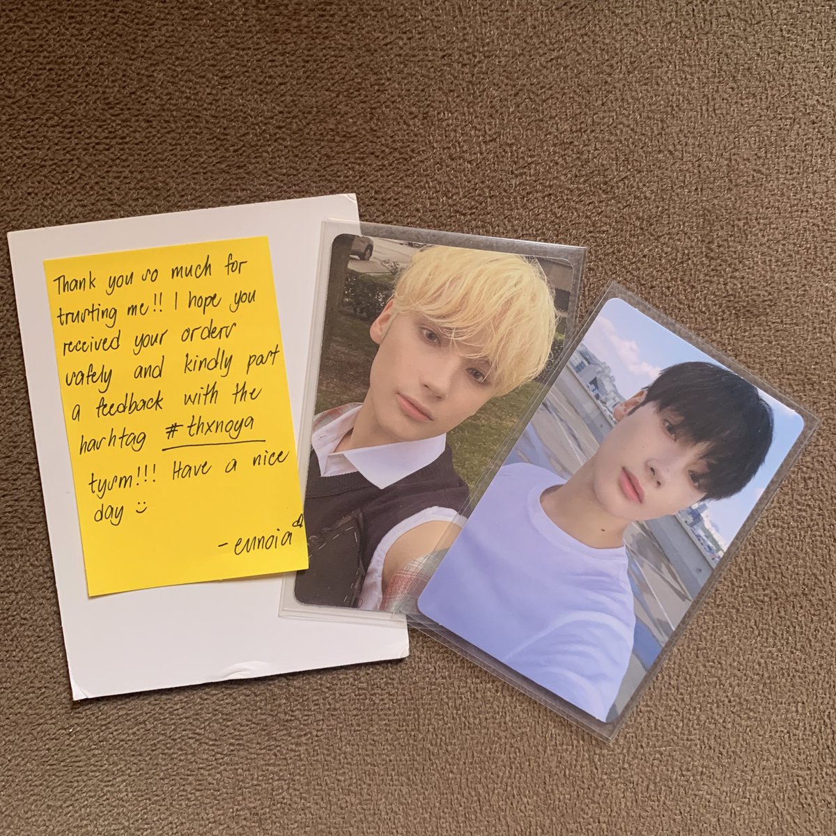 #leahmails 💌 #thxnoya

super late feedback pero thank u sm <a href="/filmgyuz/">eunoia</a> for bringing hyuka home to me!! i liked the freebies too 🥺❤️