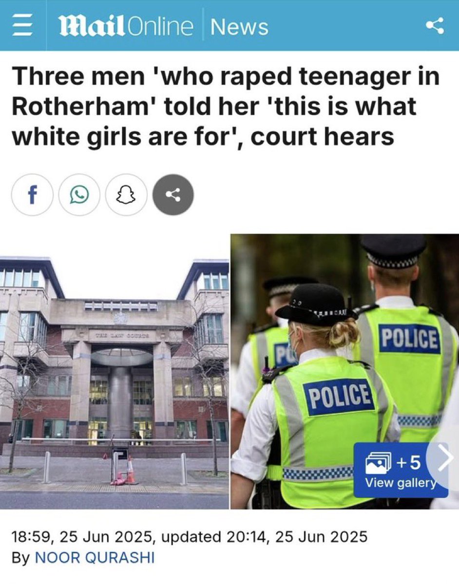 Remember: this is what we are fighting against

Countless little working class white girls were raped, groomed, exploited, abused, sodomised, and murdered by Pakistani-Muslim men.

And it’s still going on.

Why? Because they see white girls as inferior. Less than human.

We