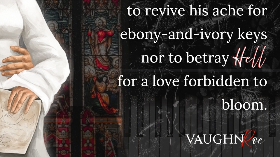 DEMON CHEVALIER
adult gothic romantasy

One 𝐘𝐞𝐬 can seal your fate...or become salvation amid darkness when your love for the enemy burns brighter than any odds against it.

a pianist &amp; his muse
cast in their 30s
soul deals &amp; ancient spells
sensual spice

#questpit #Q #A #PR