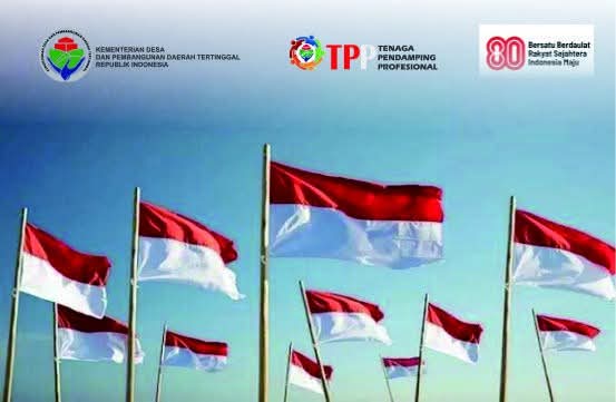 FMurtiningrum's tweet photo. TPP di seluruh indonesia menjadi bagian pelopor, pensuport dan contoh bagi Warga. syukur kegembiraan HUTRI ke 80, 
#TPPKibarBenderaMerahPutih 
#TPPDirgahayuRI80
@prabowo
@YandriSusanto27
@ArizaPatria
@taufikmadjid71
@kemendespdt
@bpsdmkemendesa
@DesaPeNusantara https://t.co/DTMPfG6TL7