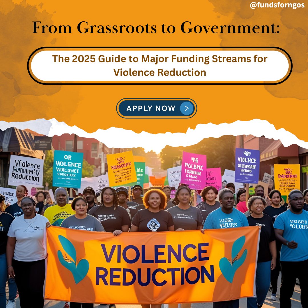 fundsforngos's tweet image. ✨ Safe communities start with smart solutions.

Explore top funding opportunities for violence prevention &amp;amp; sustainable development. 💰🌍
Empower change where it matters most.
🔗 www2.fundsforngos.org/?p=391378

#SustainableDevelopment #ViolencePrevention #PeaceFunding #GrantsThatMatter