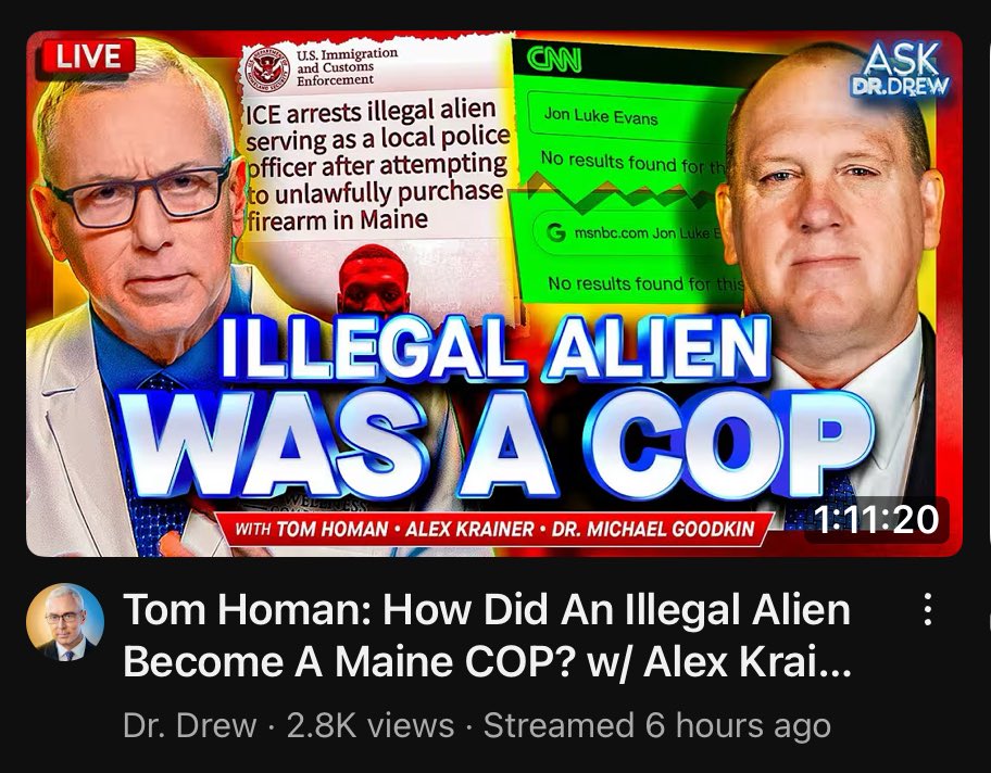 TonySeruga's tweet image. 🚨🚨🚨 Criminal Illegal Invaders Becoming Police Officers!
In January 2023 I shared the fact that criminal illegal invaders would be allowed to become police officers. It’s happening in dozens of states.
youtube.com/live/pwivo2pBL…