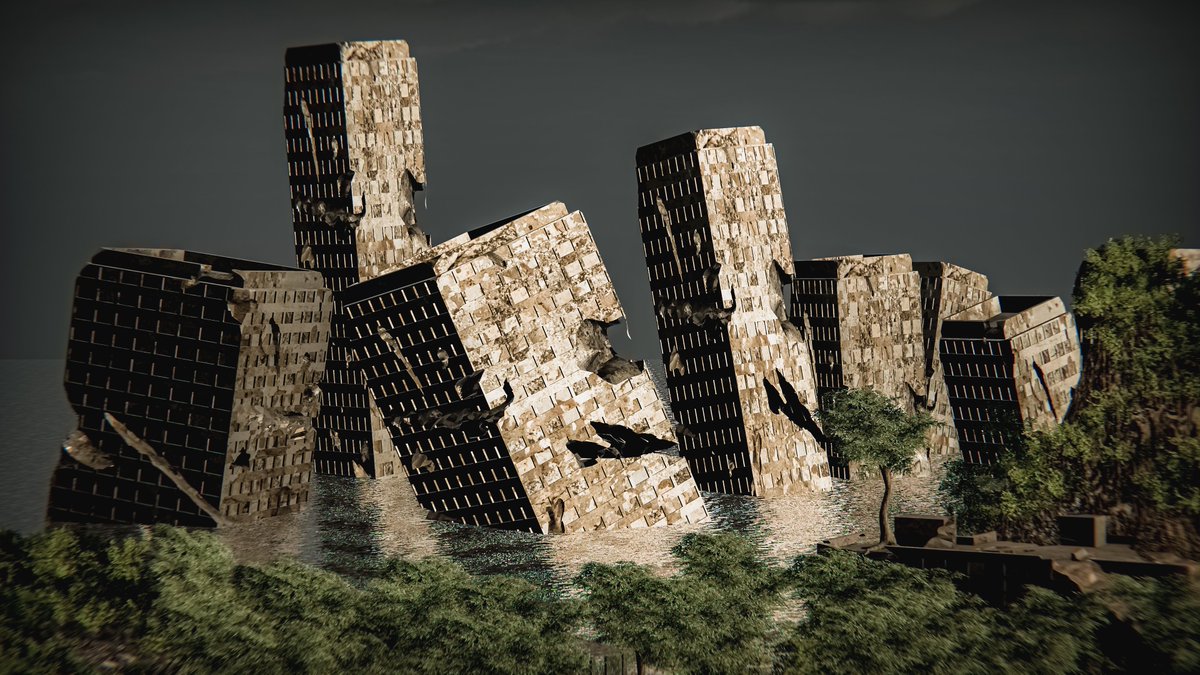 The Sunken City: A World Beyond The Apocalypse
水没都市：黙示録を超えた世界

World : 水没都市-滅浜島（ほろはまじま）
Author : ノイズ-NOiZE

World URL :
vrchat.com/home/world/wrl…

#VRChat_world紹介 #Neo写真