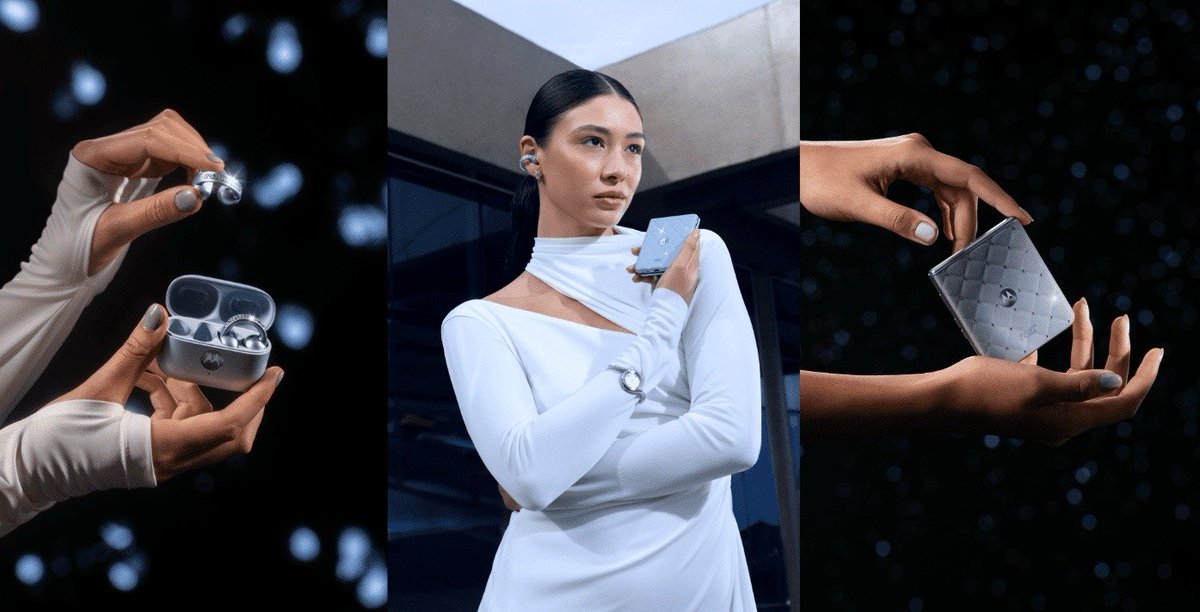 moto RAZR and moto buds loop limited edition launched globally in PANTONE Ice Melt shade featuring Swarovski Crystals