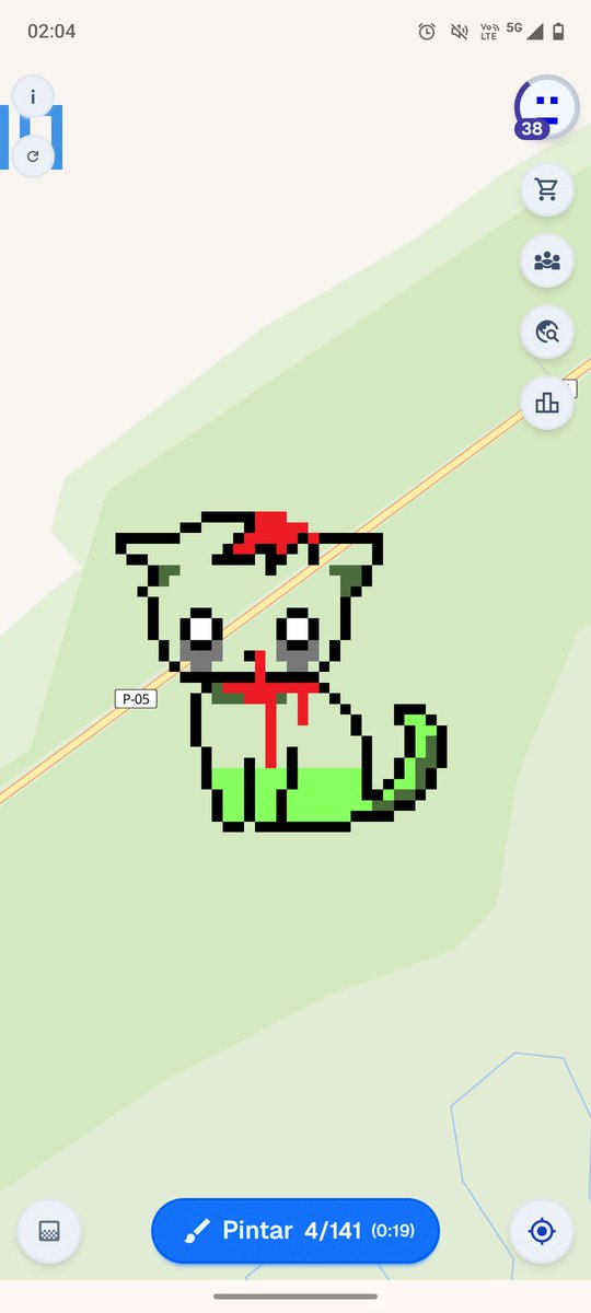 galleriers's tweet photo. gatinho capenga todo fudido em chernobyl 

 #wplace #pixelart https://t.co/8u68y0Q0oS