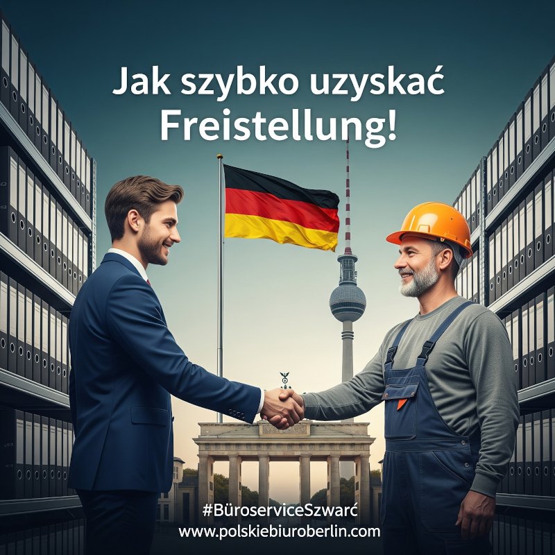 Dowiedz się, jak szybko uzyskać #Freistellung!
Link: polskiebiuroberlin.com/index.php/buer…
#BüroserviceSzwarc #Freistellungsbescheinigung #GewerbeNiemcy #FirmaBudowlana #AdresDlaFirmy #WBerlinie #WNiemczech #SukcesWNiemczech #BiznesWNiemczech #RejestracjaFirmy #PracaWNiemczech #PolskiBiznes