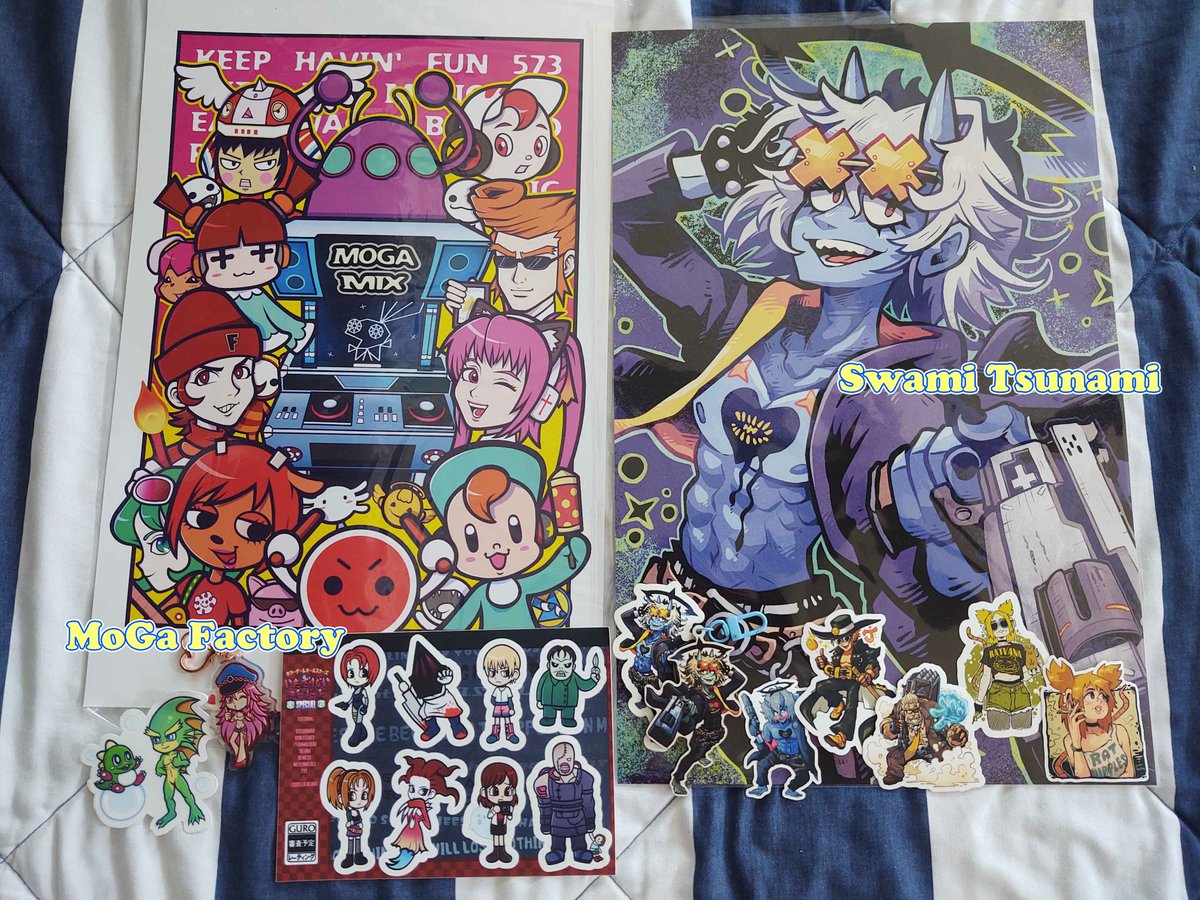 (3/6)
<a href="/5_StarGold/">5🌟GOLD</a> (guilty mart feat. <a href="/Sharkteath/">SharkTeath 🇰🇭 @ GalaxyCon 2025</a>) <a href="/MoGaFactory/">MoGa♡Factory</a> <a href="/swamimen/">SwamiTsunami</a>

Obsessed with these prints... love having prints. thank you for amazing prints... Rion Galerians sticker is still NUTS to me, one of 5 Galerians fans.