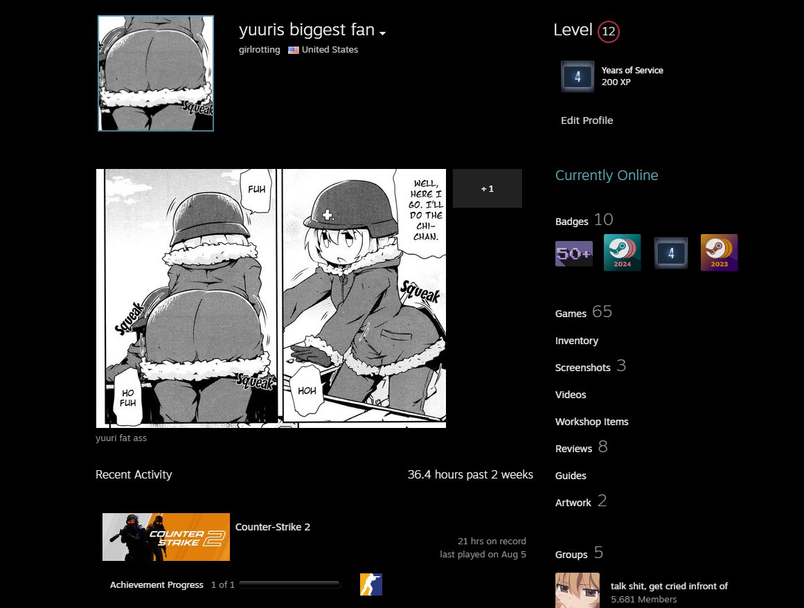 do you guys fw my steam profile?