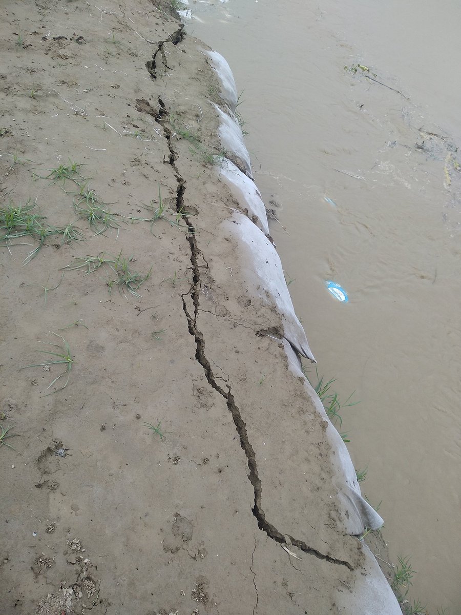 anand_analyzer's tweet photo. @VigilanceBihar मुज़फ़्फ़रपुर जिला अन्तर्गत कटरा प्रखंड के नवादा गांव में बागमती नदी द्वारा कटाव होने से PWD सड़क की हालत बद से बत्तर है। आपलोग बताइये कितने लोगों ने पैसों का बंदर-बांट किया। ऊपर से लेकर नीचे तक, हर जगह करप्शन है। सब के सब बेशर्मी की चादर ओढ़े हुए है। शर्मनाक !! https://t.co/SKTz3ERsEK