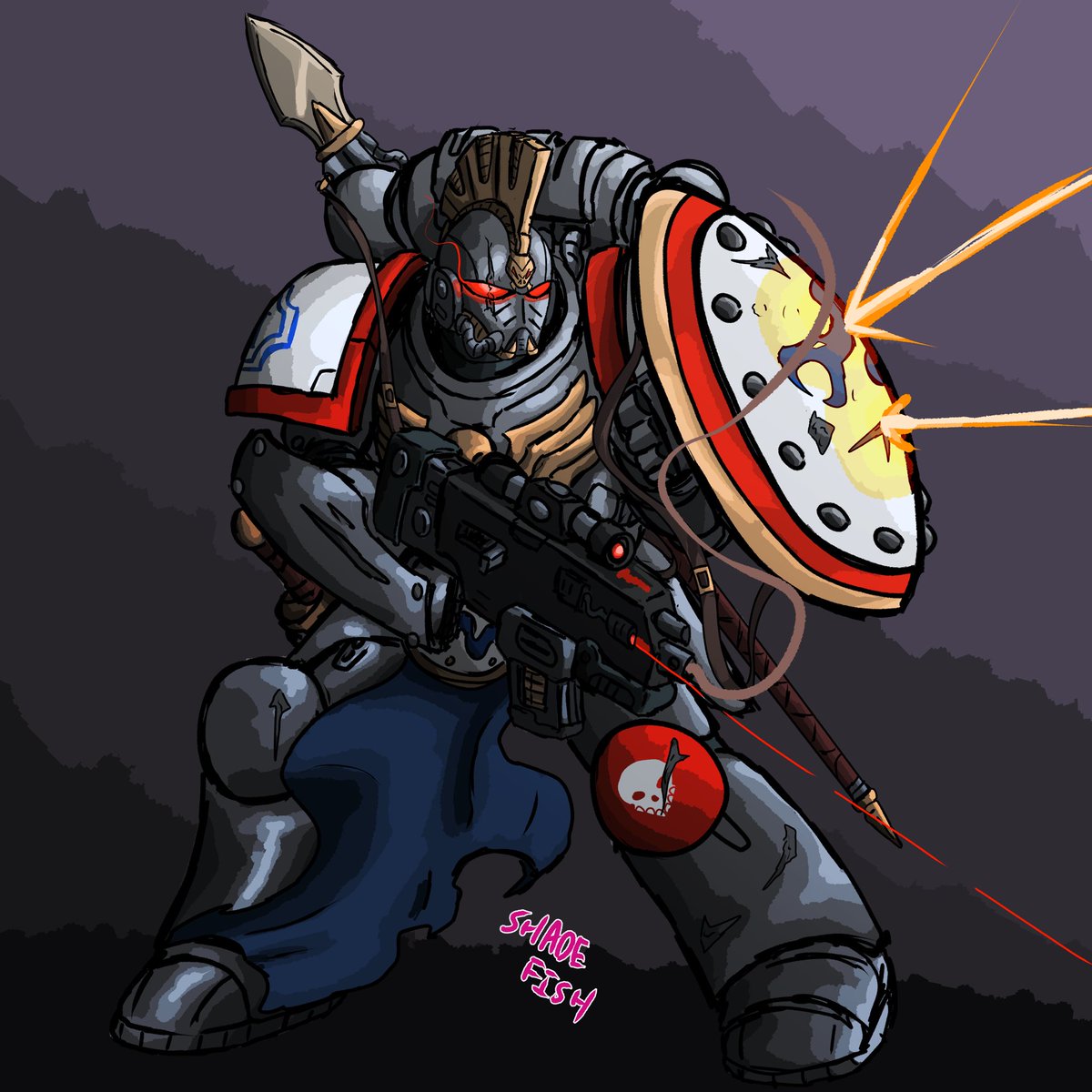If anyone ever asks: I’m a necron fan yes but if I had to choose space marines, my favorite chapter is the iron snakes. Ultramarines successors that ignore the codex, hunt sea serpents as part of their initiation and their entire theme is based off the Odyssey… Hell yeah.
