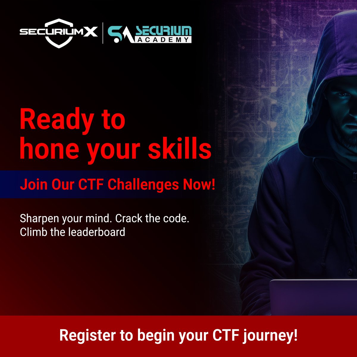 Securium_academ's tweet image. 🚩 Ready to hone your cybersecurity skills?
Our CTF Challenges are LIVE! 💻
Practice real-world scenarios, climb the leaderboard & level up.
👉 Join now: ctf.securiumx.com
#CTFChallenge #Cybersecurity #HandsOnLearning #SecuriumX #UpskillNow #RedTeamOps
