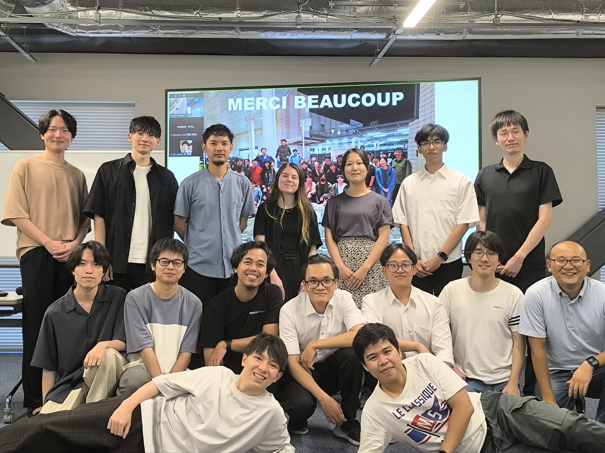 🌏【短期留学生の最終発表会】

短期留学生 Charleneさんの最終発表会が行われました🎤
李研のメンバーの前で、滞在中に取り組んだ研究や体験をしっかりと発表してくれました👏
短い期間でしたが、ともに学び交流できた時間はとても貴重でした！
これからのご活躍も応援しています✨