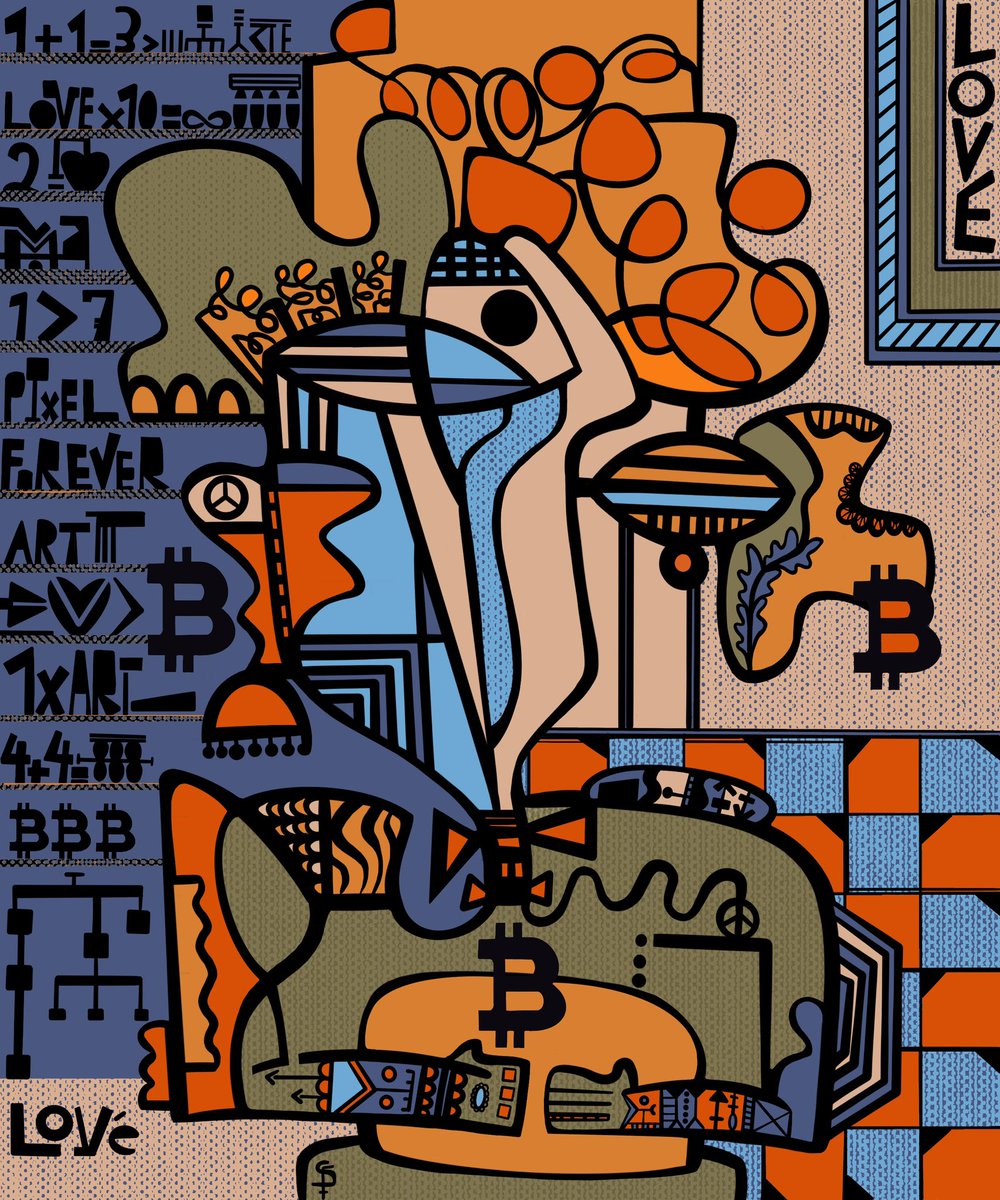🟧GM GM Art lovers 🟧

NEW PRINT 🔔

🟧Title: Peace And Love Forever 

🟧Description:art is an effort to create, beside the real world, α more humane world. -andre maurois

10 Editions 

15000 SATS