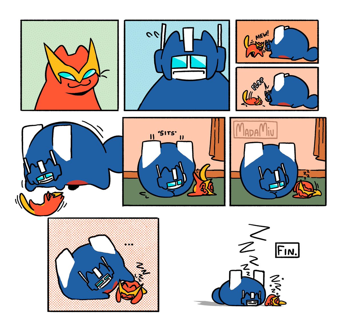 Lost Light Cat Shelter Issue 3: Ultra Magnus
pages 7-8(end) #mtmte
