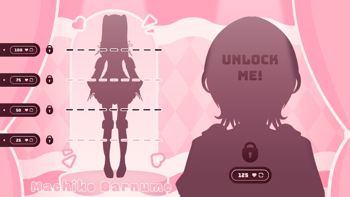 ✨🎪【MODEL REVEAL 】🎪✨

bapadubamm! are you ready barnume buddies?  
chiko comeback to give you a little giggle to your serious life! nahh..

♡ + ↻ to unlock me!! 

#Vtuber • #VtuberID • #modelreveal