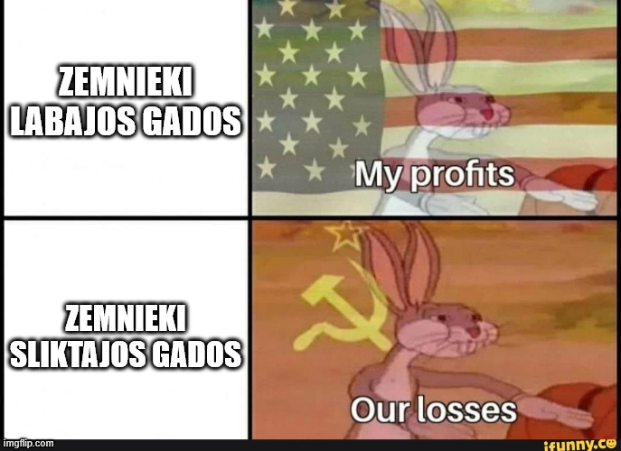 Aizdomas, ka mūžīgās kompensācijas ir iemācījušas zemniekus neiekrāt labajos gados, pirkt dārgus pikapus utt. nevis iekrāt un veidot drošības spilvenu, jo sliktajos laikos tā pat kompensēs