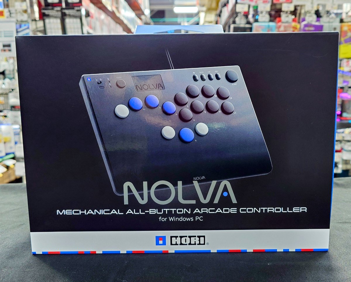 2F】 大人気レバーレスアケコンはコチラ HORI『NOLVA』税込14,980円