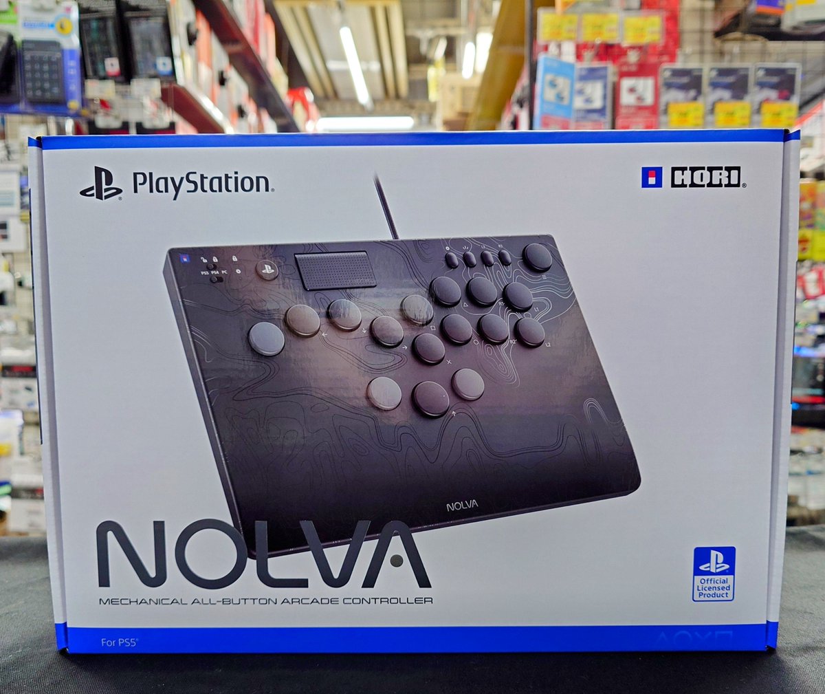 2F】 大人気レバーレスアケコンはコチラ HORI『NOLVA』税込14,980円