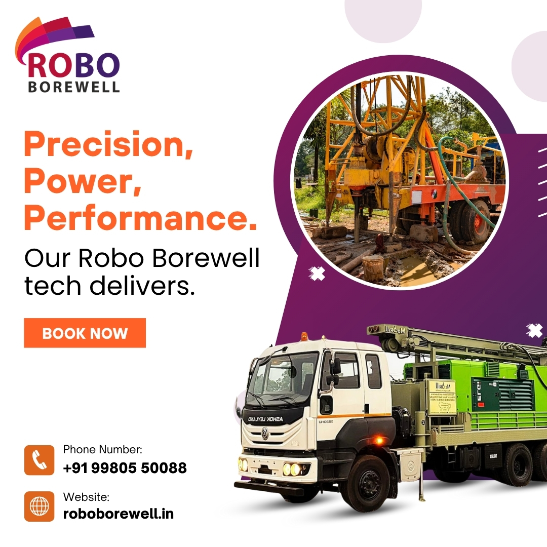roboborewell's tweet image. Experience unmatched precision, power, and performance with Robo Borewell! 🚜💧 Our advanced drilling technology ensures efficient, accurate, and long-lasting water solutions.

📲 +91 99805 50088
🌐 roboborewell.in
#PrecisionDrilling #DeepFoundation #BorewellExperts